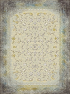 فرش 700 شانه وینتیج طلاکوب کد 5273 فردین